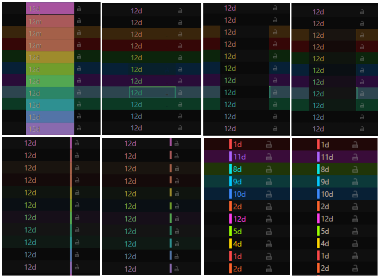 Key Column Design Iterations