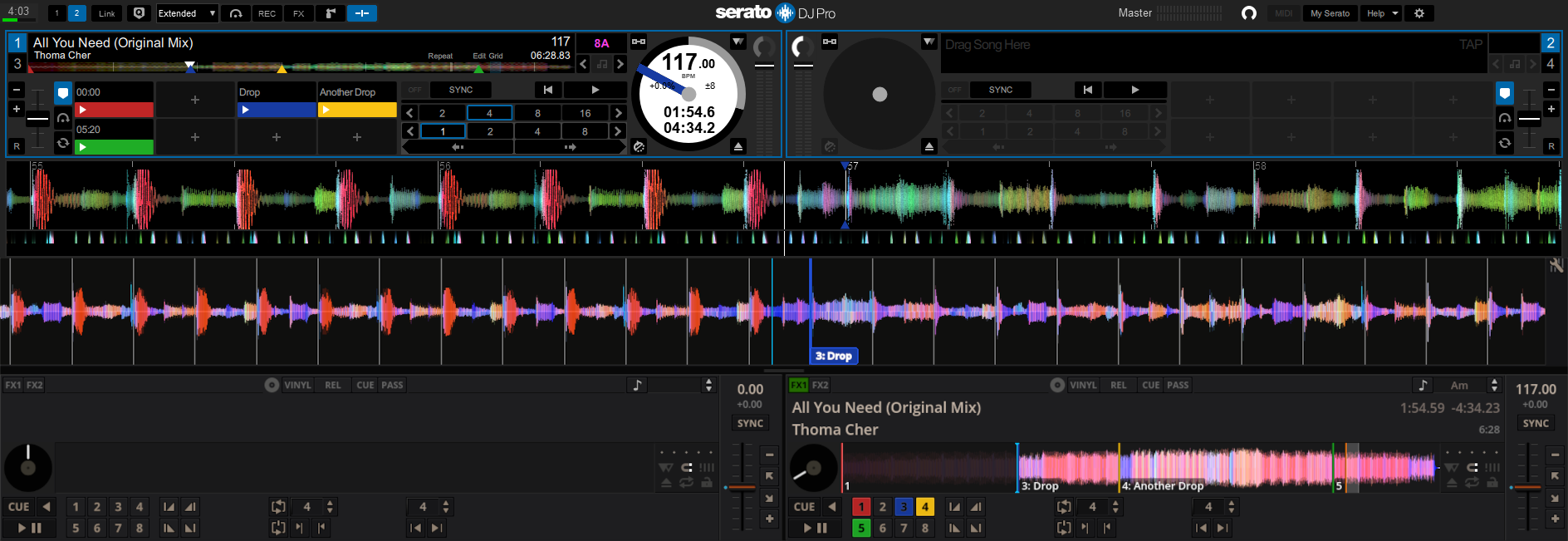 Beatgrid and Hotcues imported from Serato