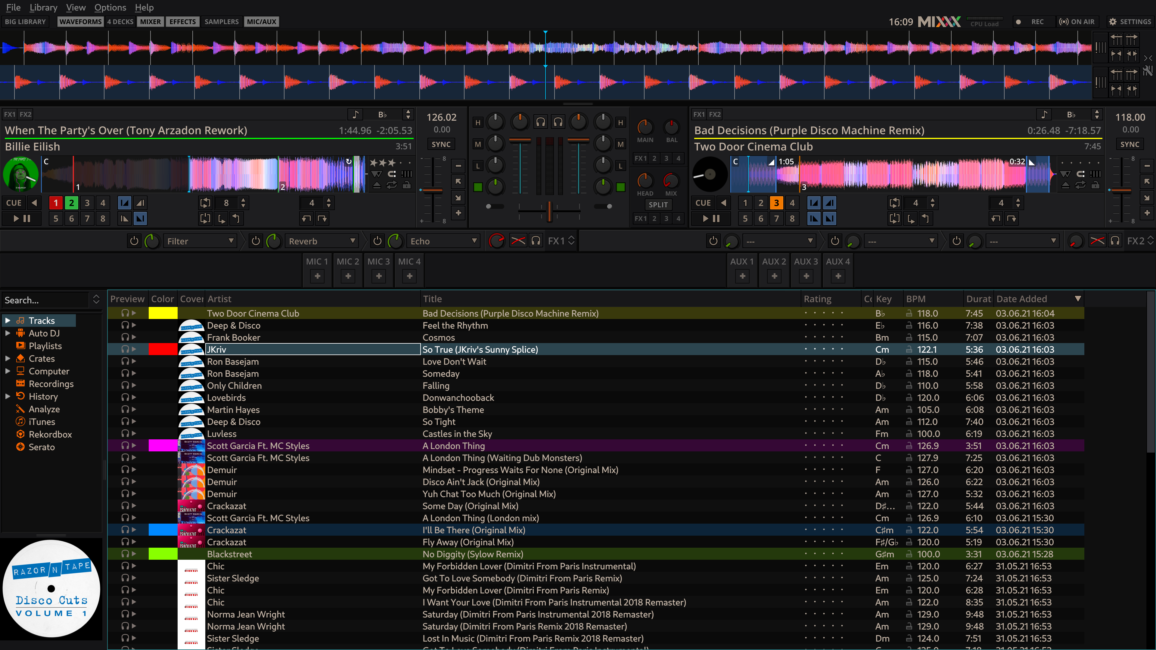 Mixxx screenshot